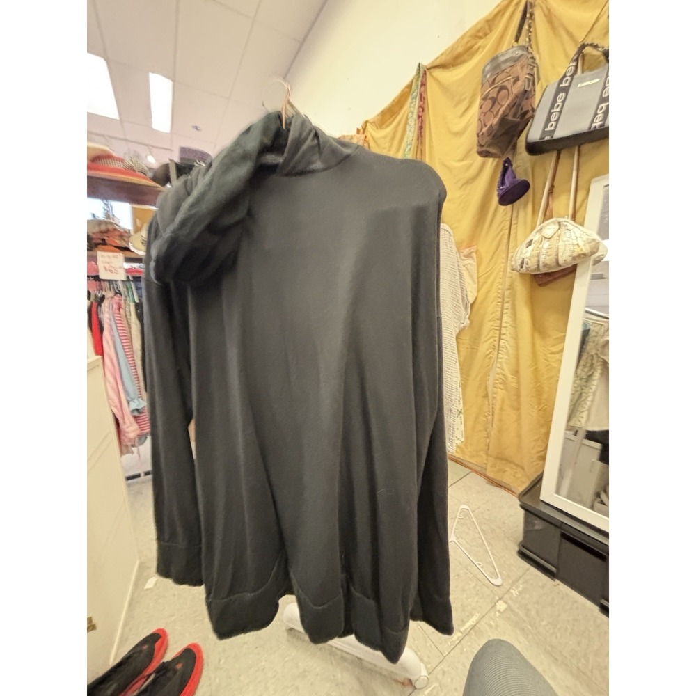 OFFLINE by Aerie Hoodie Women‎ Small Black Pullover Sweatshirt Sweater Hooded